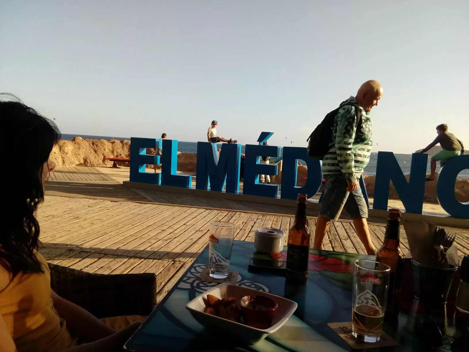 El Medano, where we were attacked by naked old people