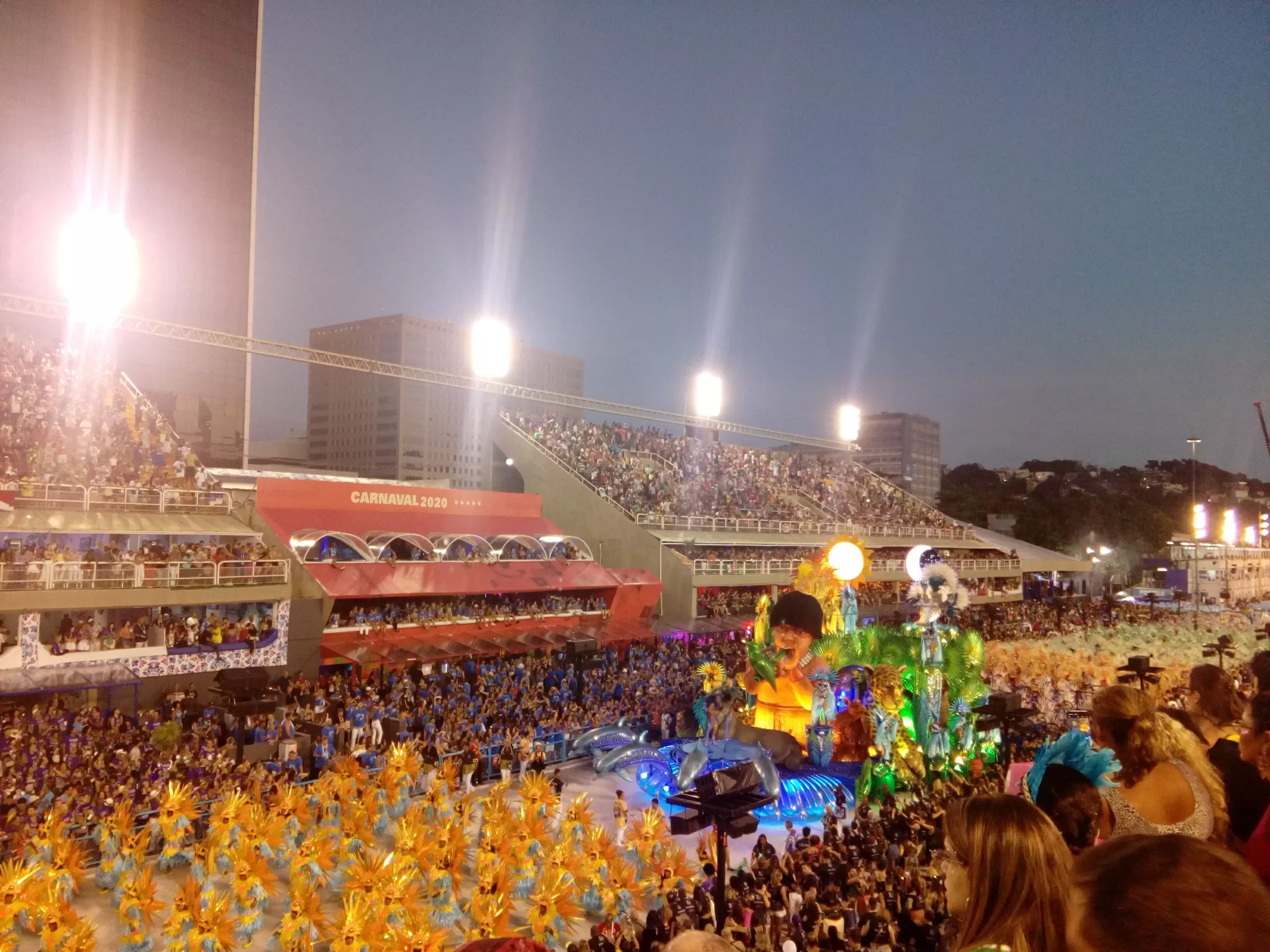 the parade in Brazil