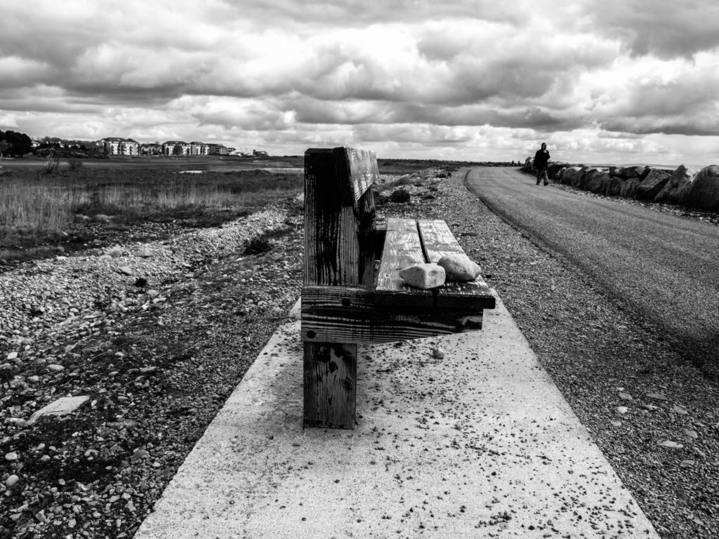 Bench, 2 Stones