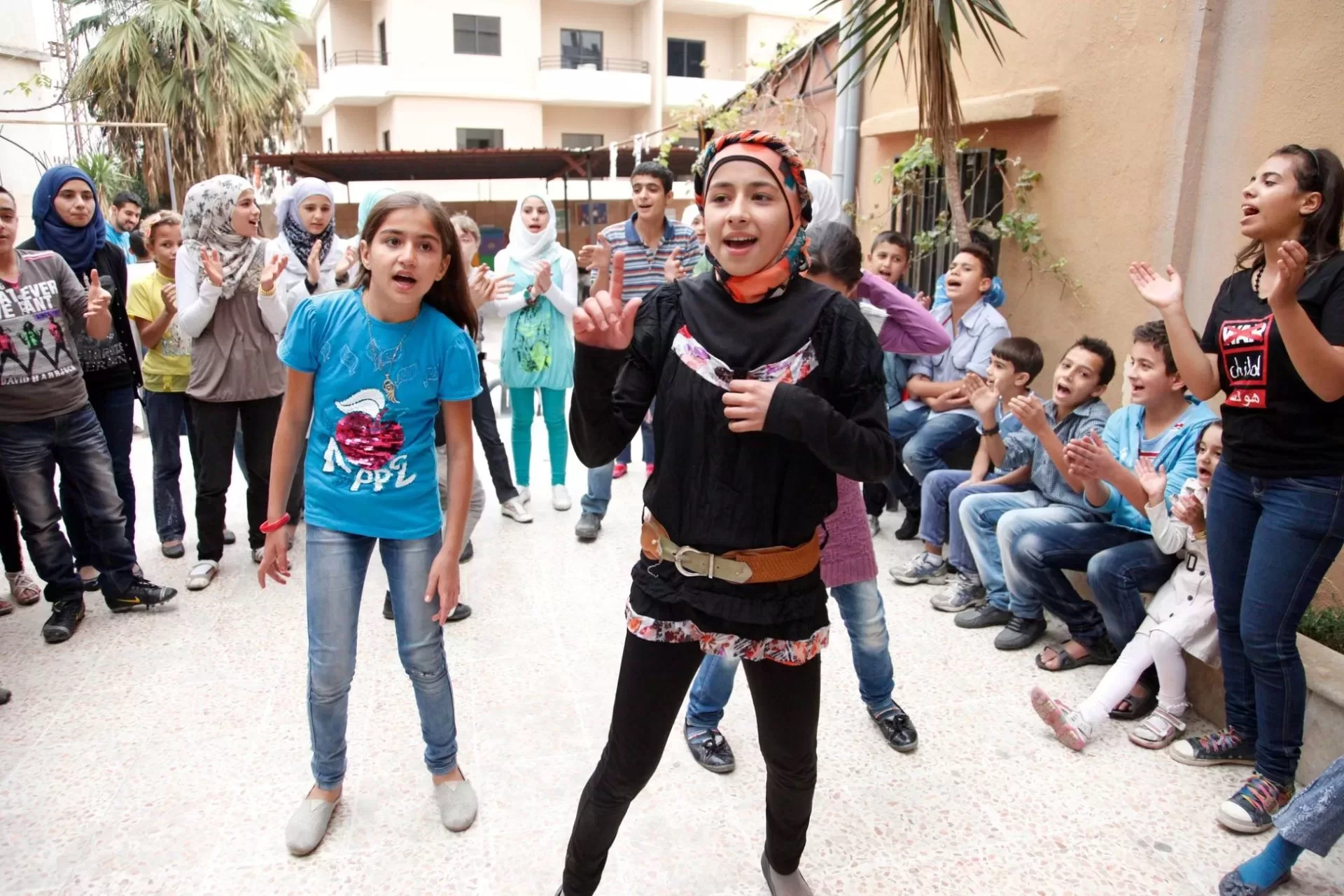Refugees Dancing