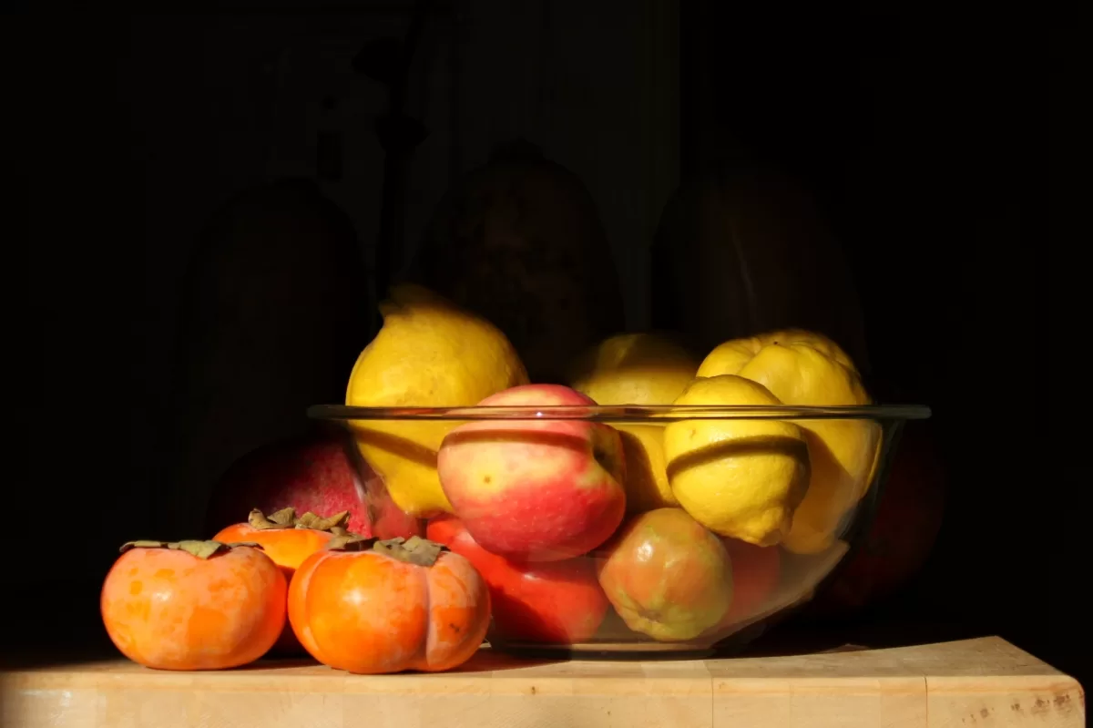 Fruit on table