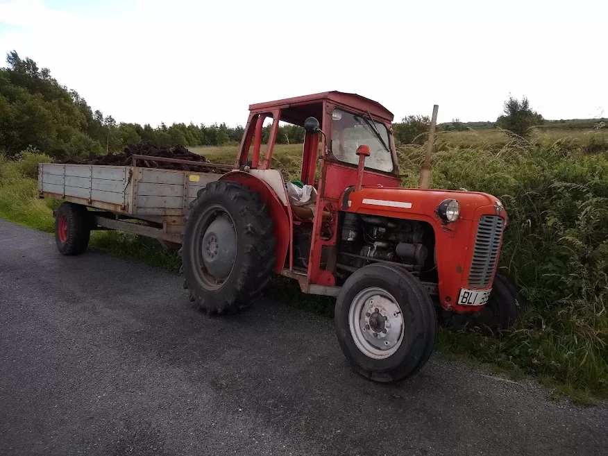 tractor with turf