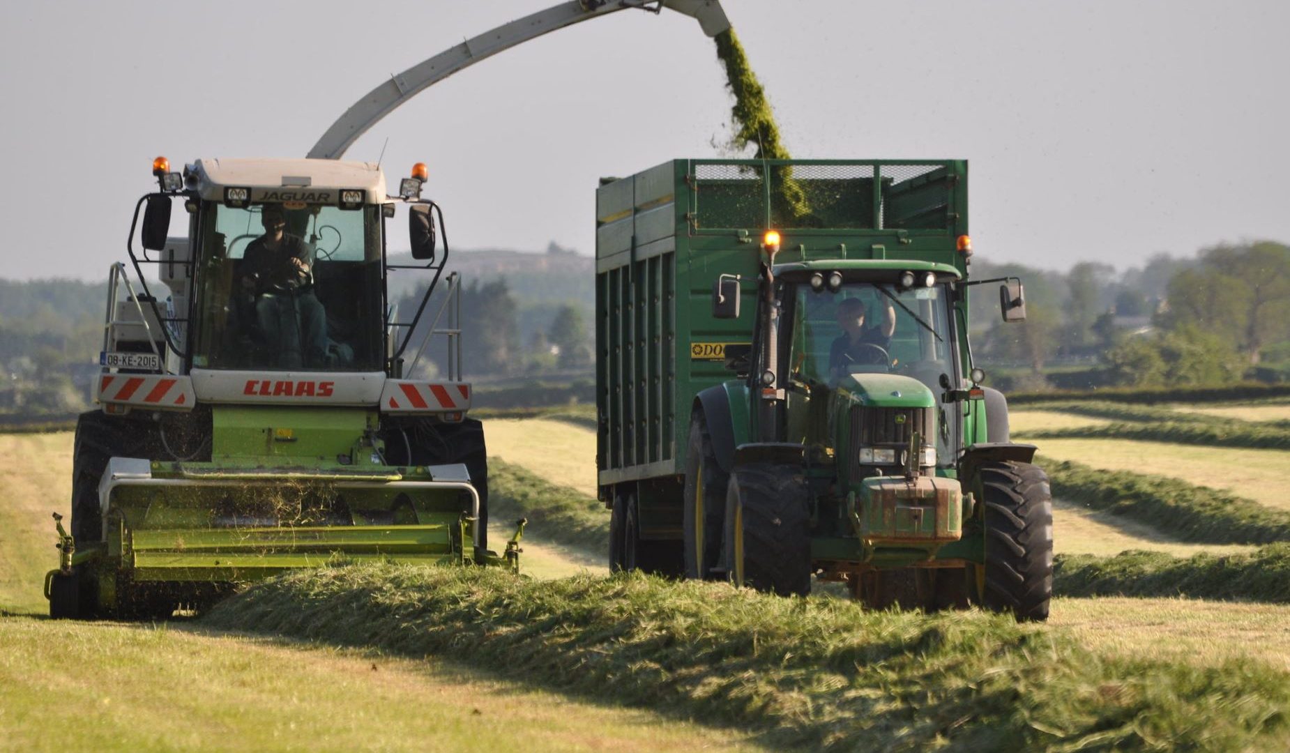 making silage