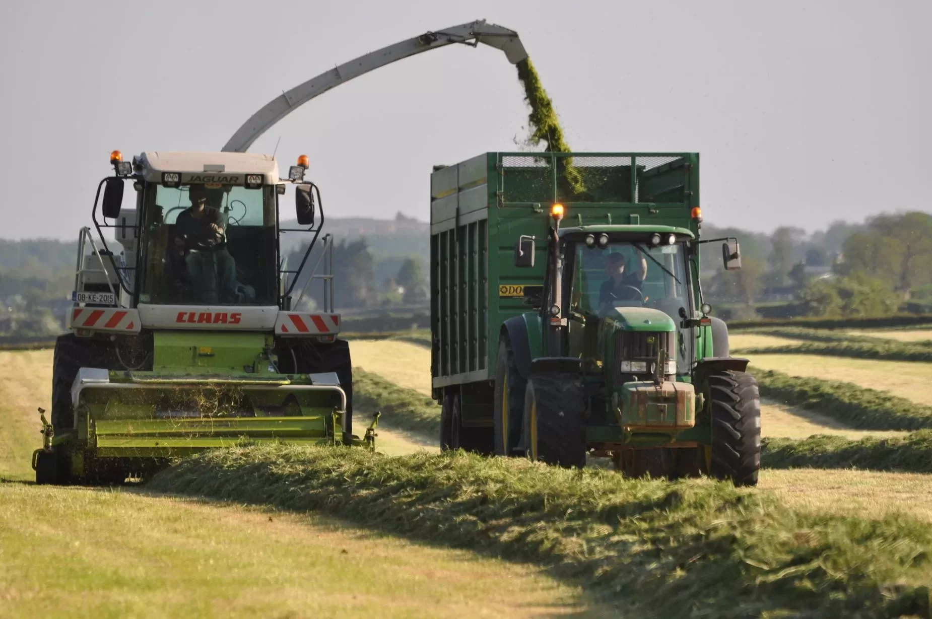 making silage