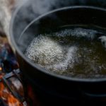Boiling Sap from Maple Tree