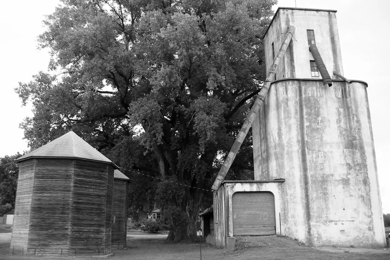 Grain silo from rural past