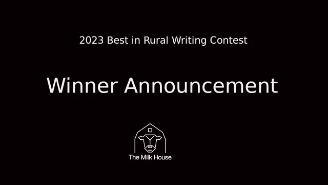 Best in Rural Writing Contest: Winner Announcement
