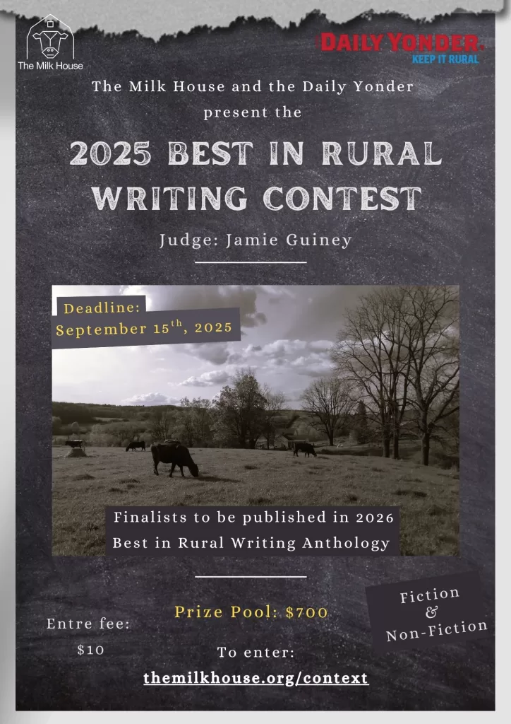 2025 Best in Rural Writing Contest poster
