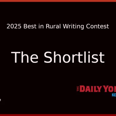 2025 Best in Rural Writing Shortlist